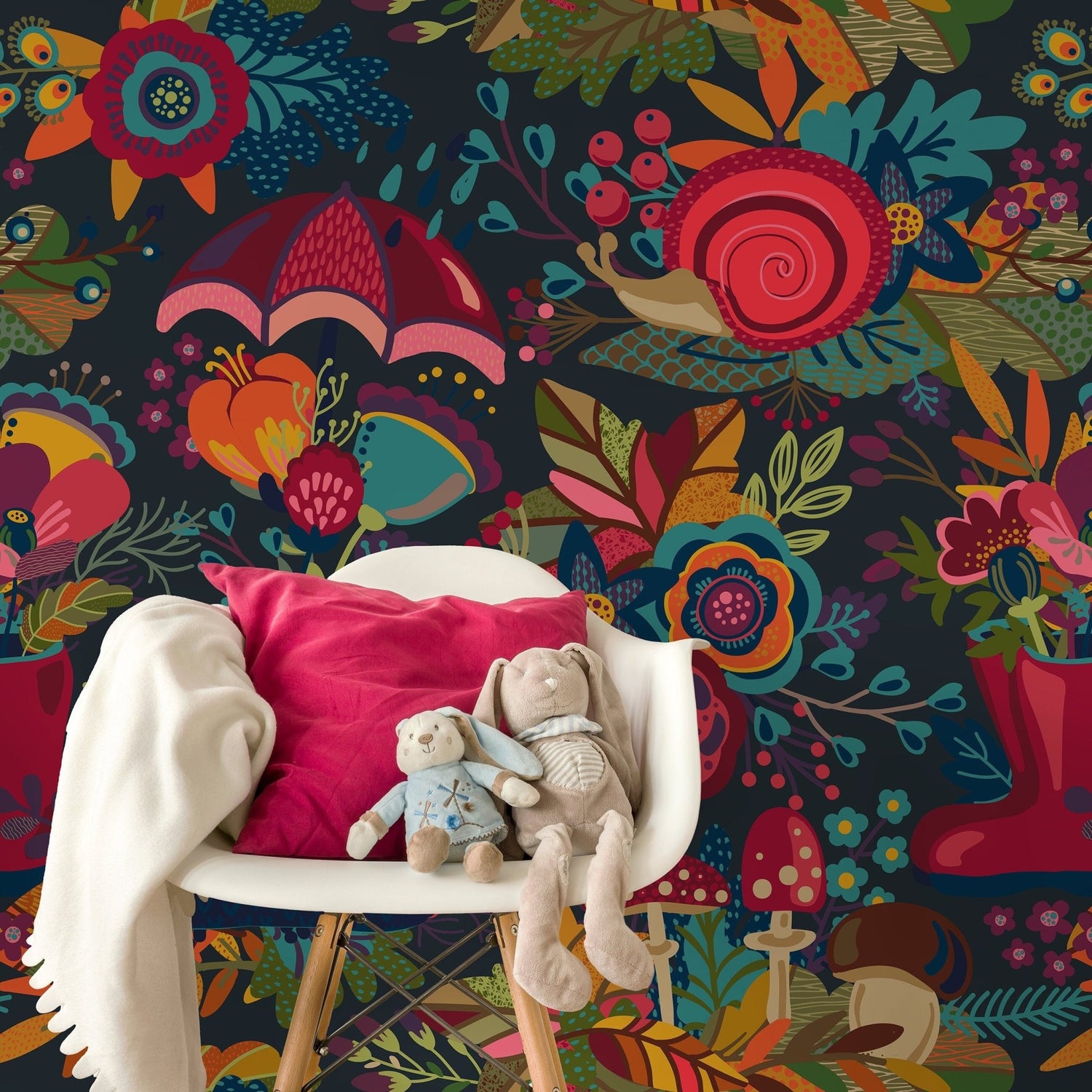 Enchanted Garden Wallpaper - B399 - WallTrend
