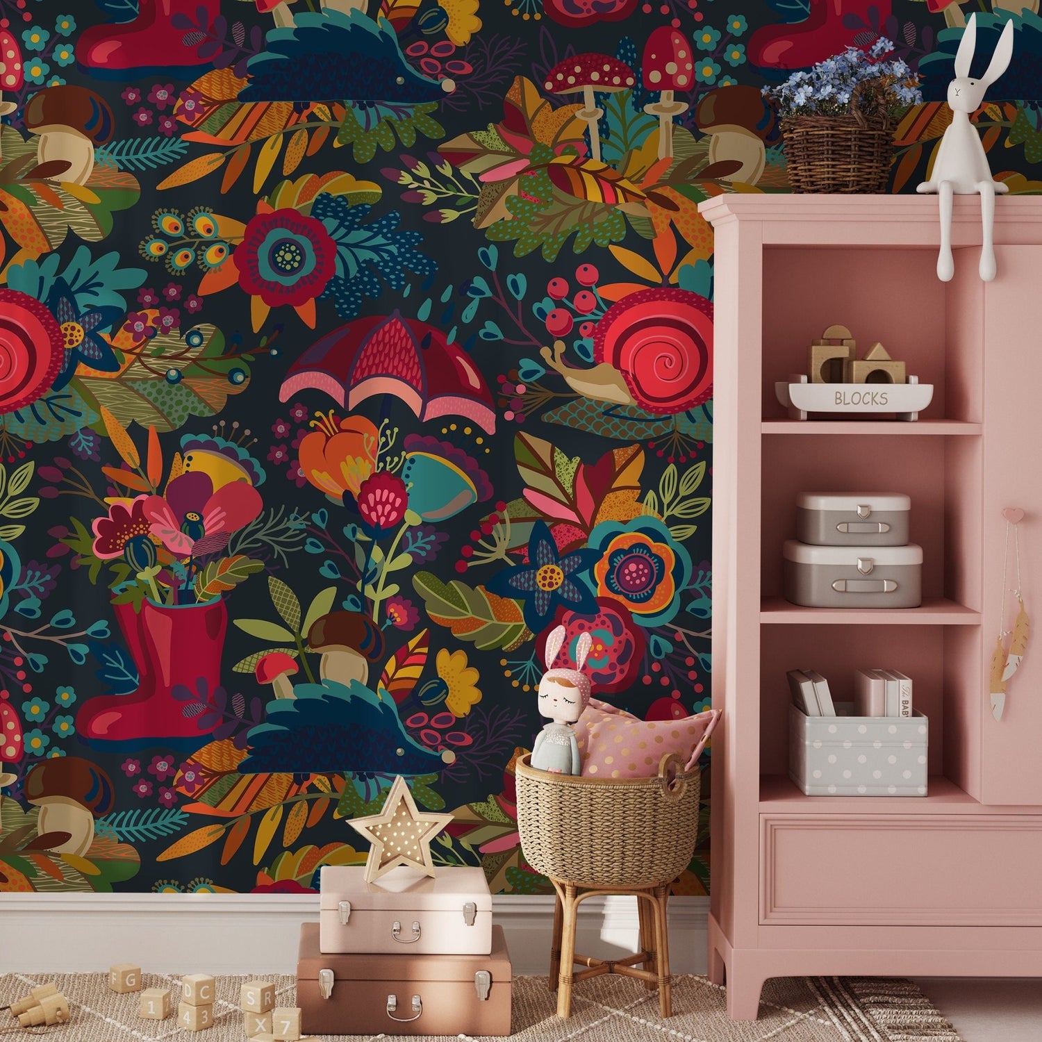 Enchanted Garden Wallpaper - B399 - WallTrend