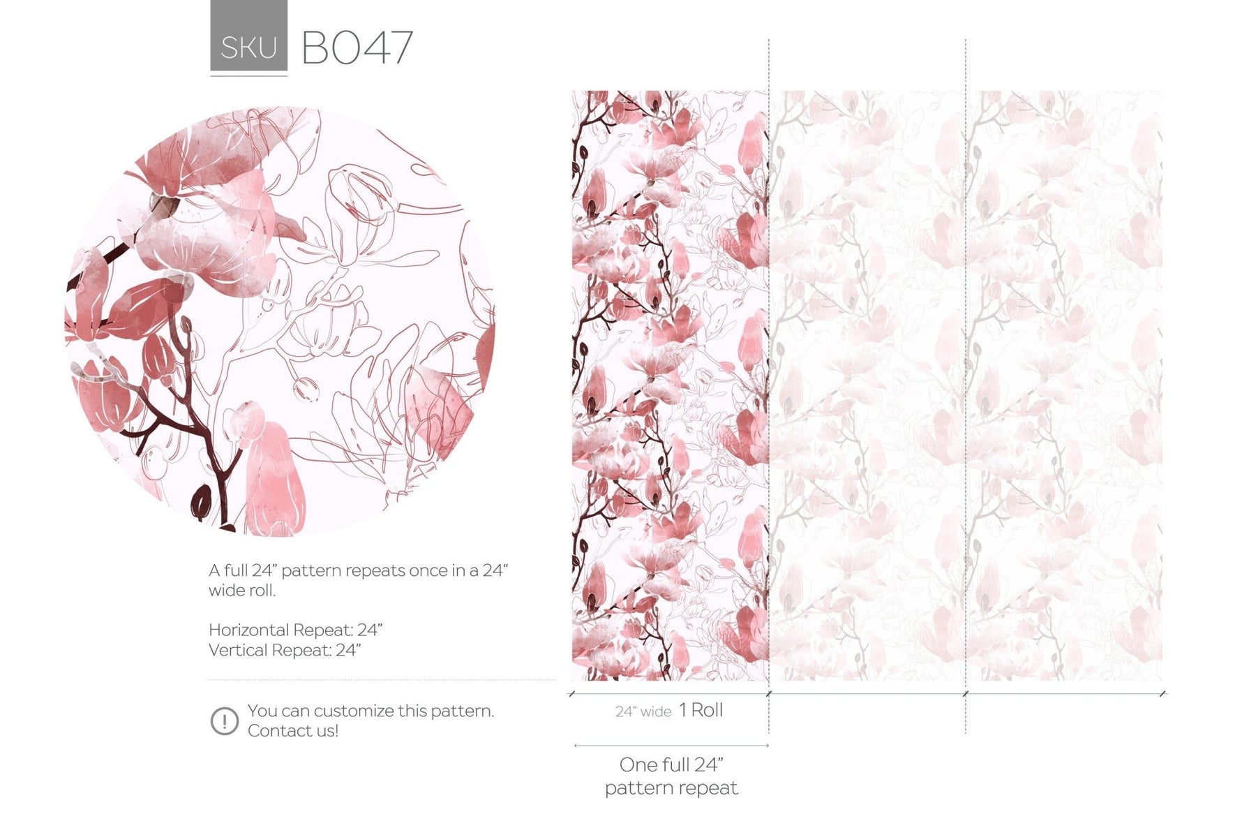 Ethereal Floral Elegance Wallpaper - B047 - WallTrend