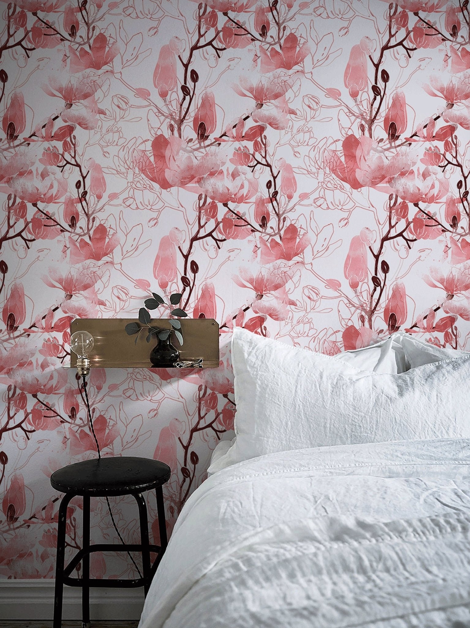 Ethereal Floral Elegance Wallpaper - B047 - WallTrend