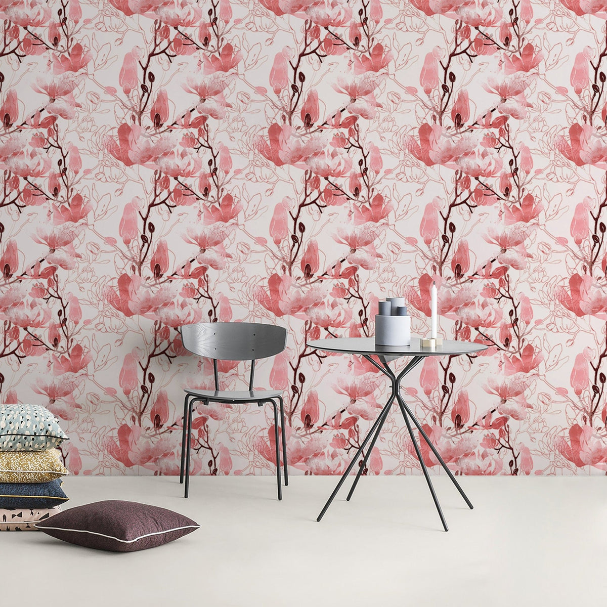 Ethereal Floral Elegance Wallpaper - B047 - WallTrend