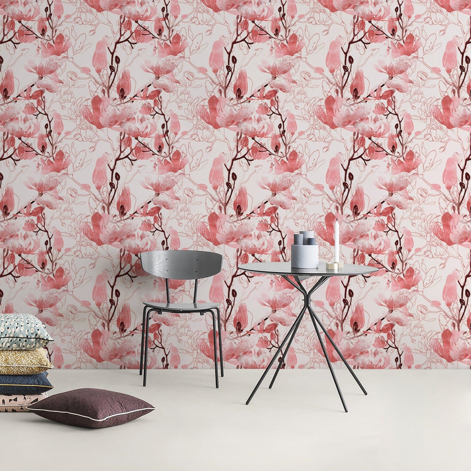 Ethereal Floral Elegance Wallpaper - B047 - WallTrend