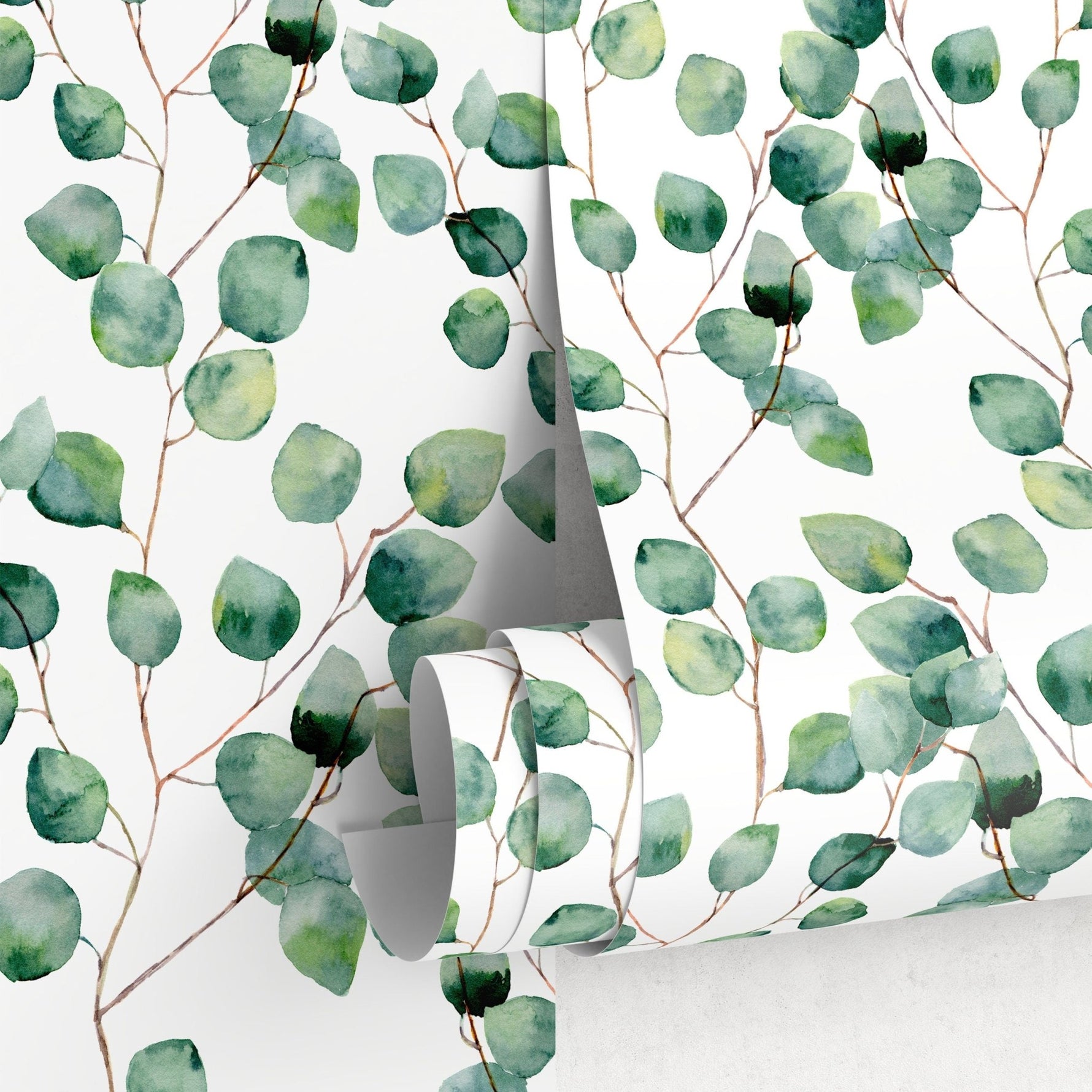 Eucalyptus Serenity Wallpaper - A126 - WallTrend