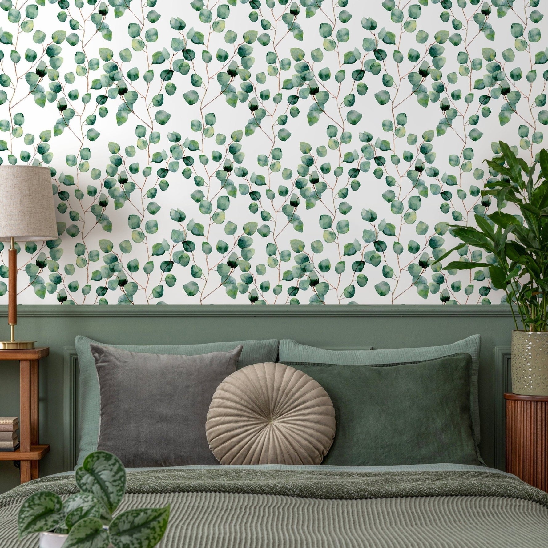Eucalyptus Serenity Wallpaper - A126 - WallTrend
