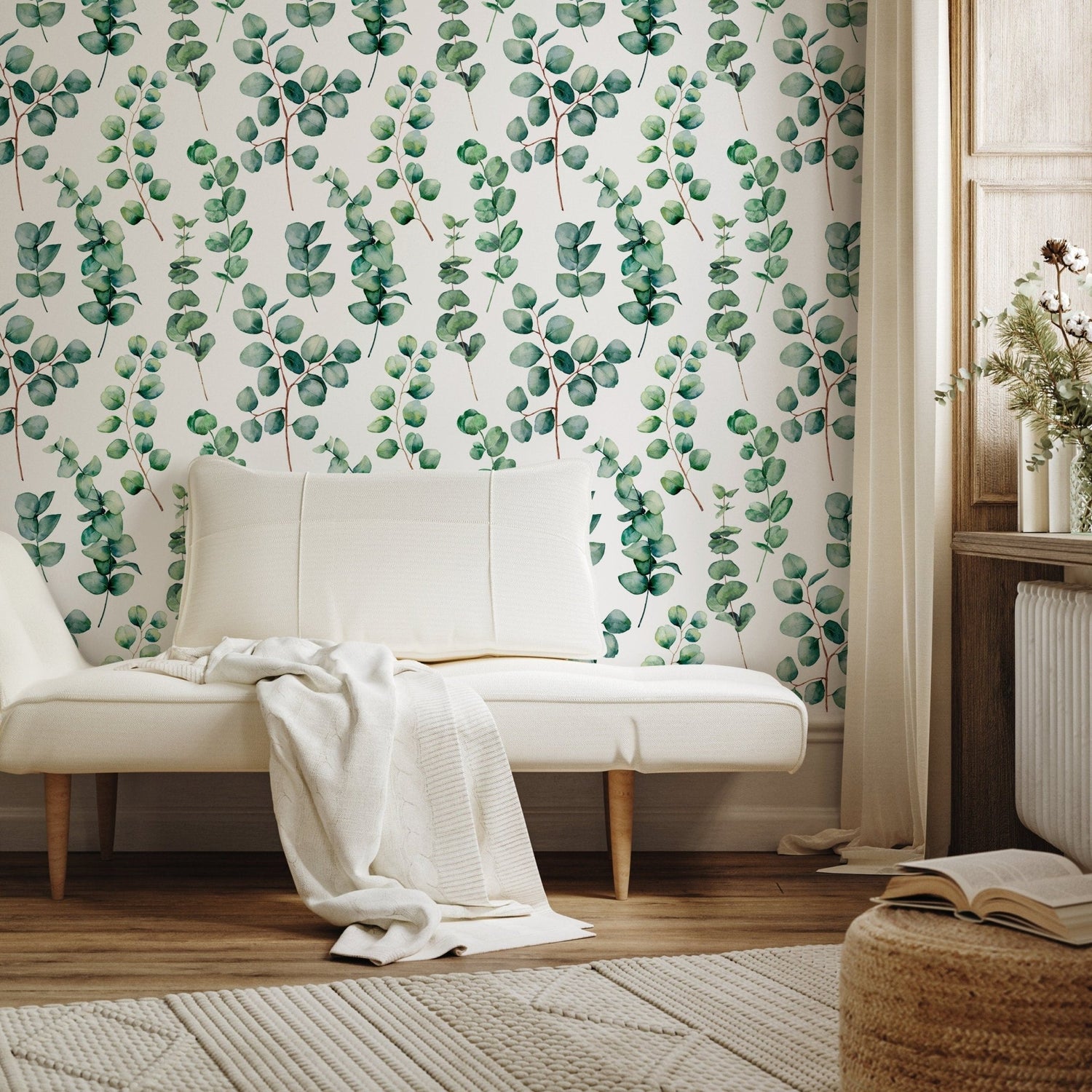 Eucalyptus Serenity Wallpaper - A710 - WallTrend
