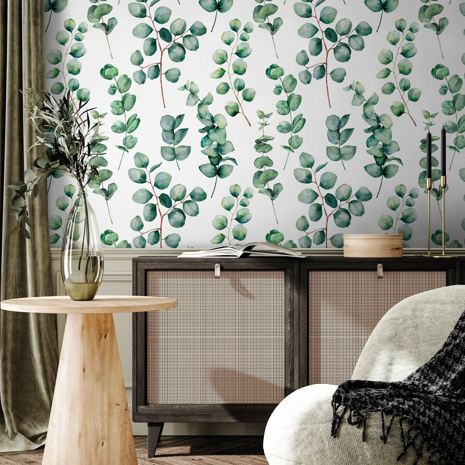 Eucalyptus Serenity Wallpaper - A710 - WallTrend