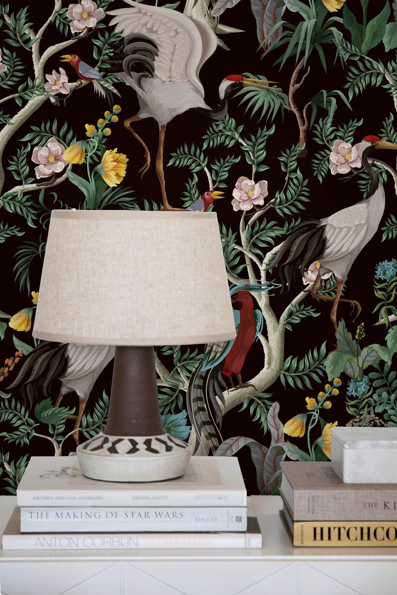 Exotic Birds in a Tropical Garden Wallpaper - C138 - WallTrend