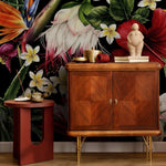 Exotic Floral Symphony Wallpaper - A828 - WallTrend