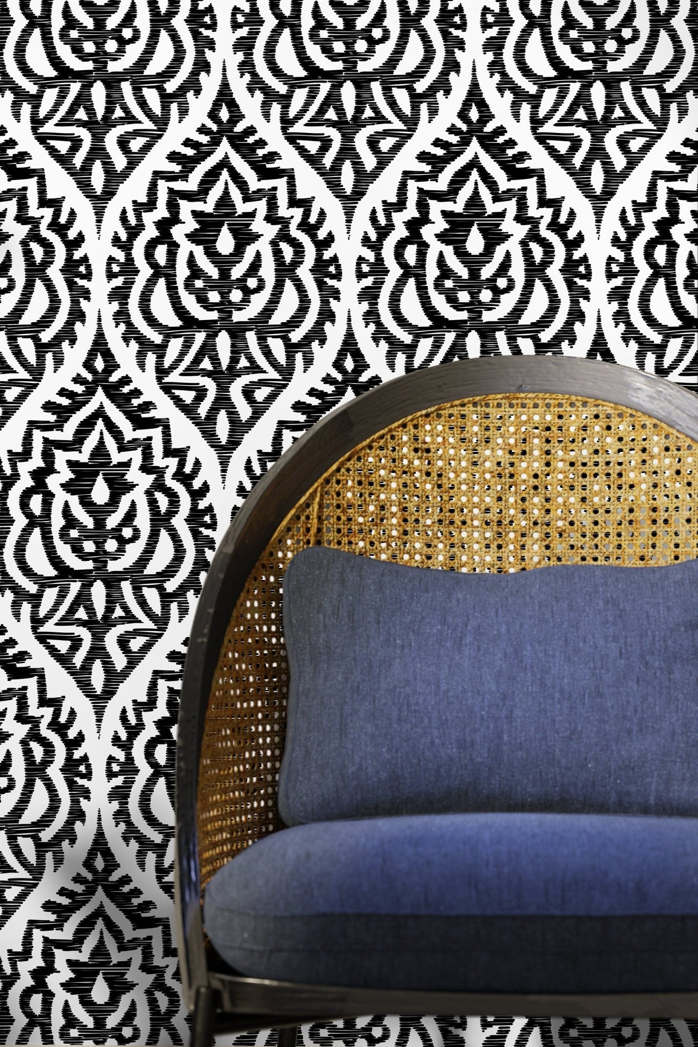 Exotic Tribal Motif Wallpaper - C818 - WallTrend