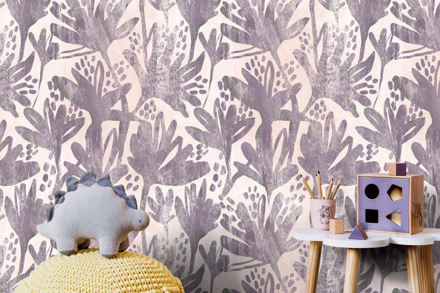 Expressive Botanical Impressions Wallpaper - SKU C903 - WallTrend