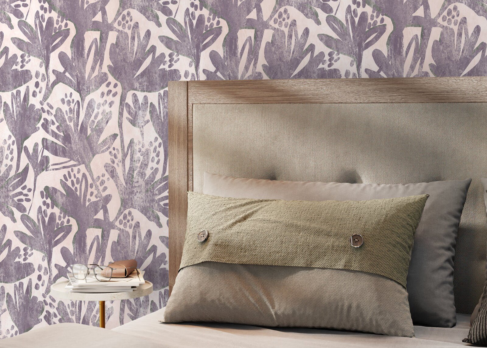 Expressive Botanical Impressions Wallpaper - SKU C903 - WallTrend