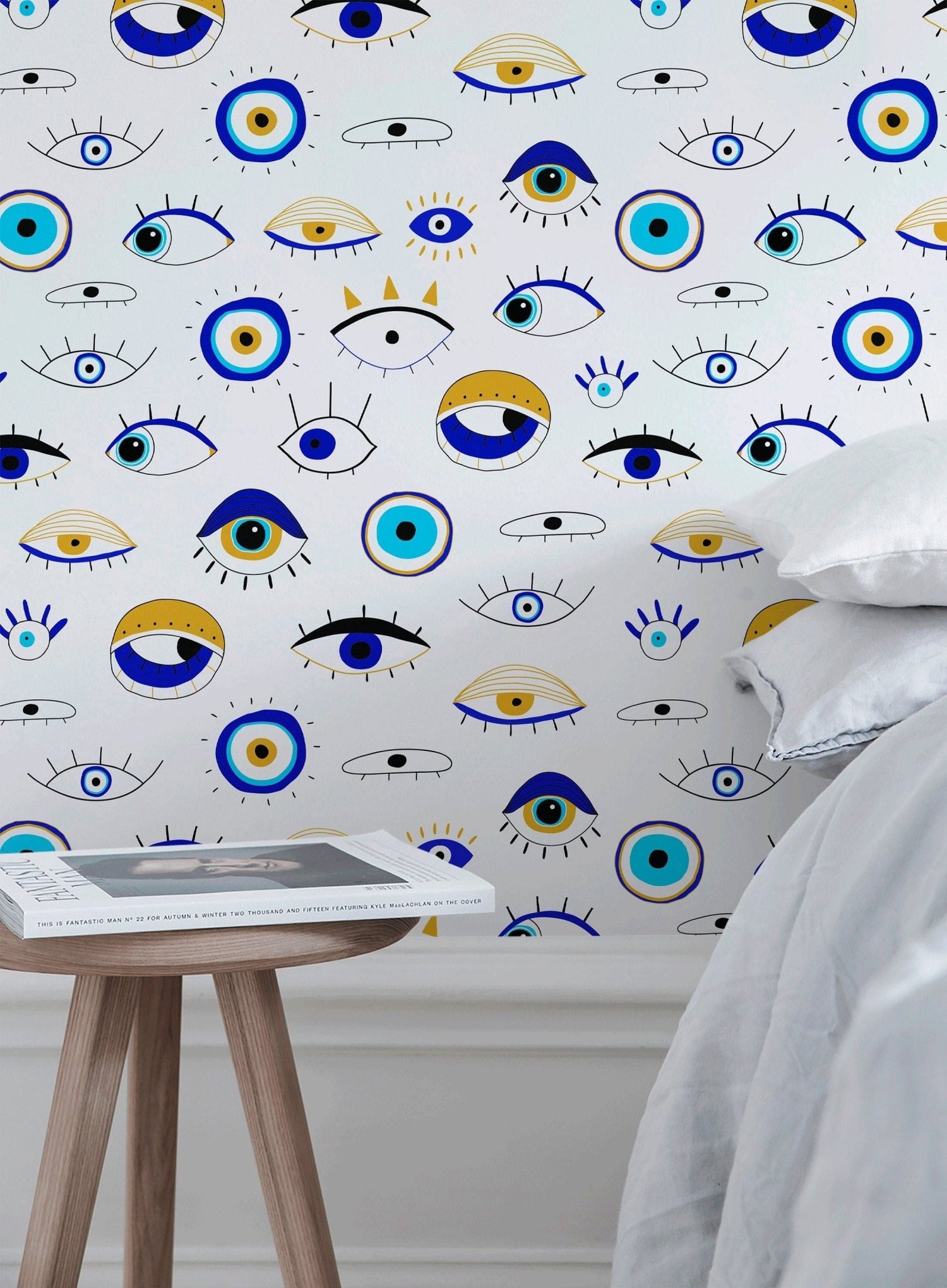 Eye Pattern Wallpaper - B845 - WallTrend
