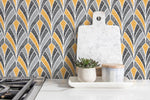 Feather Herringbone Wallpaper - D016 - WallTrend