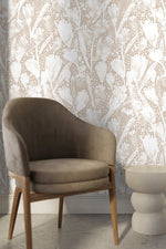 Floral Abstract Art Wallpaper - X194 - WallTrend
