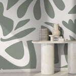 Floral Abstract Cutouts Wallpaper - D672 - WallTrend