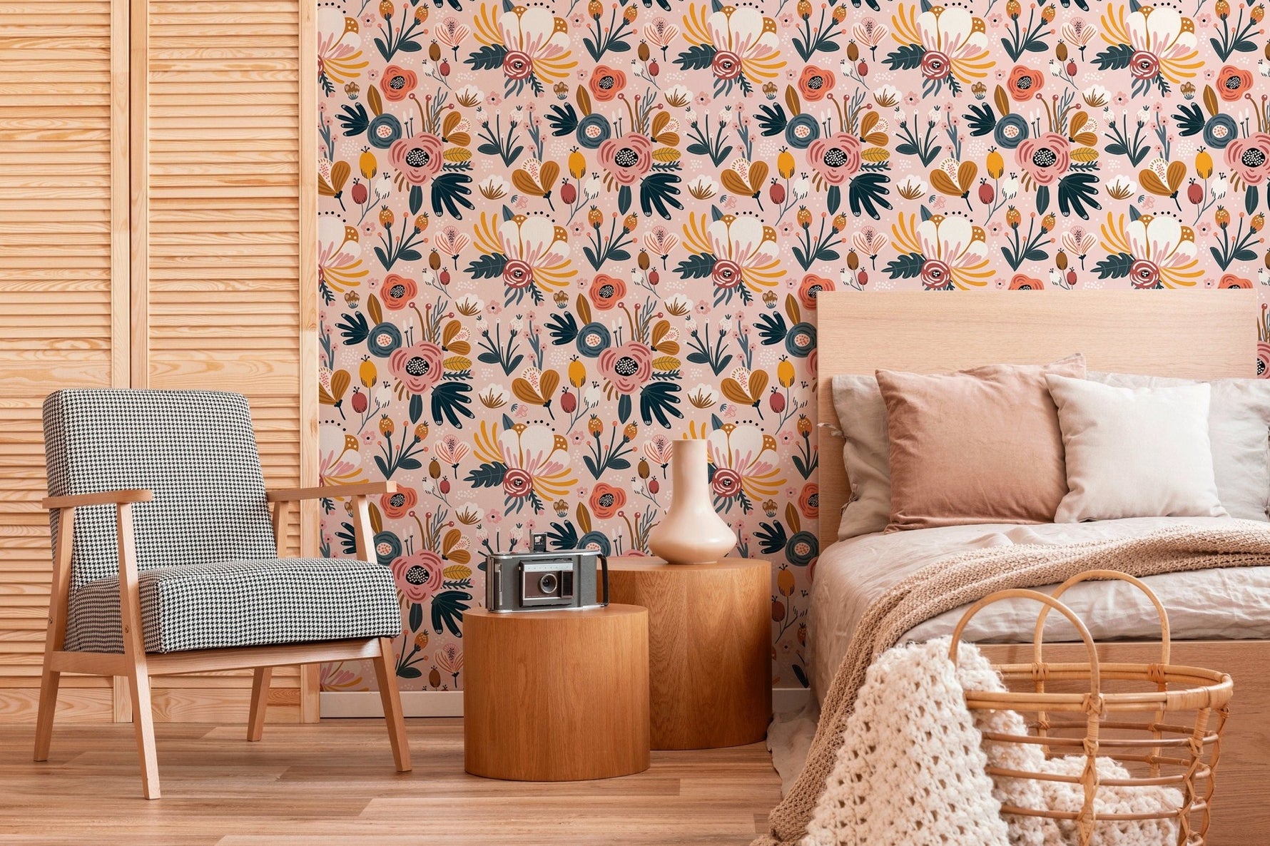 Floral Abundance Wallpaper - B303 - WallTrend