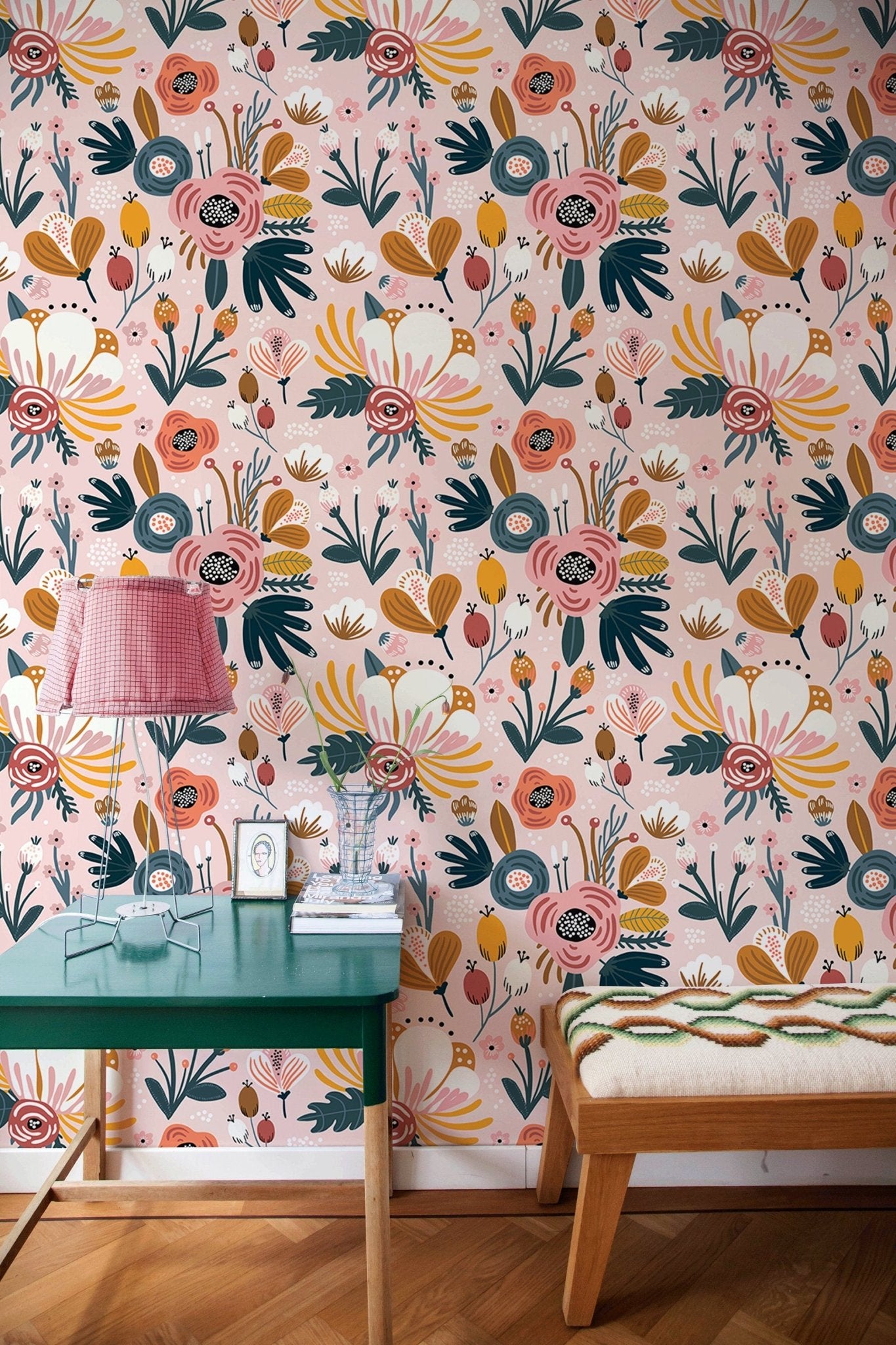 Floral Abundance Wallpaper - B303 - WallTrend