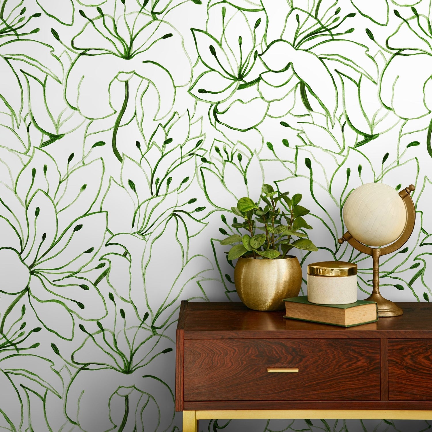 Floral Abundance Wallpaper - C852 - WallTrend