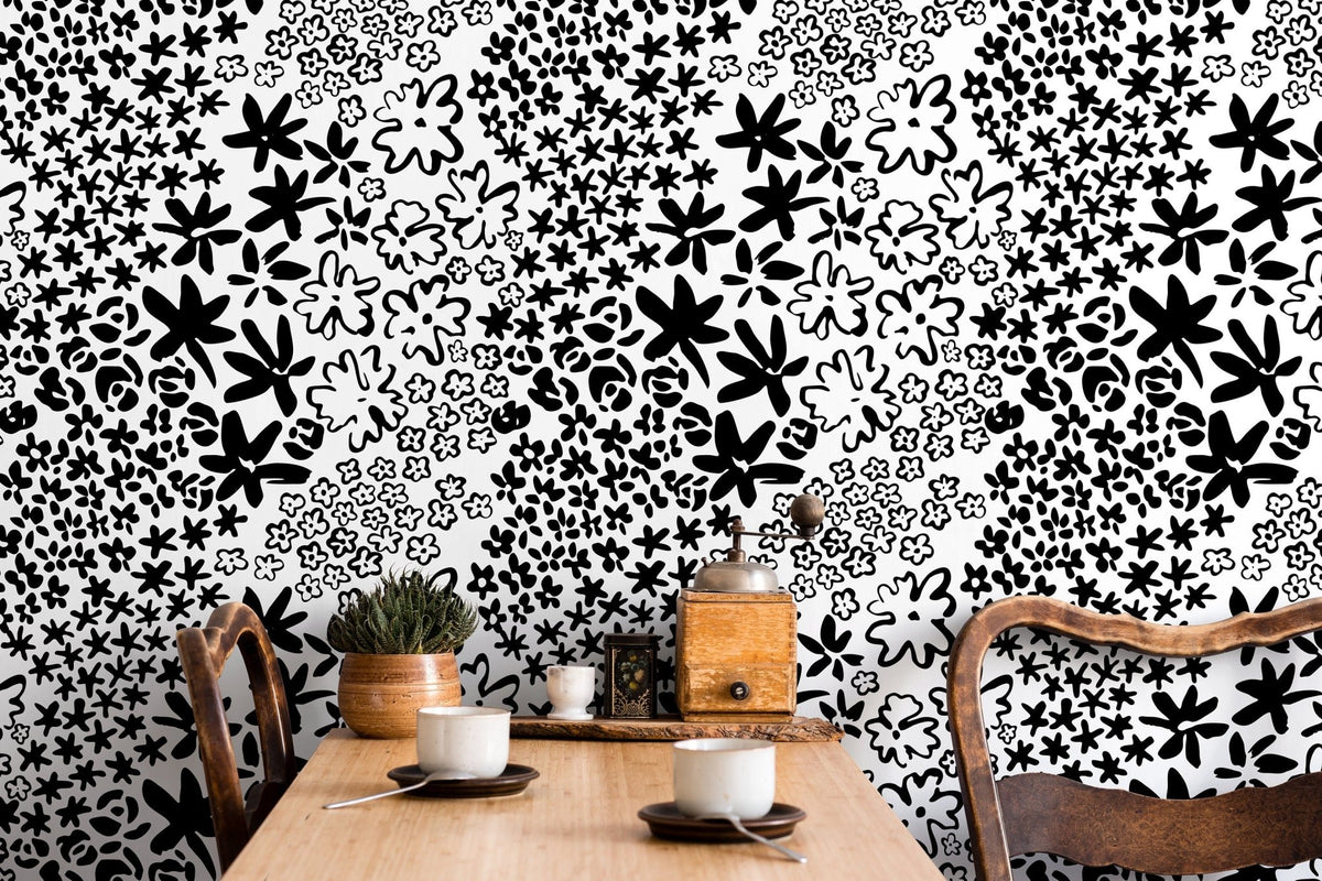 Floral Abundance Wallpaper - D165 - WallTrend