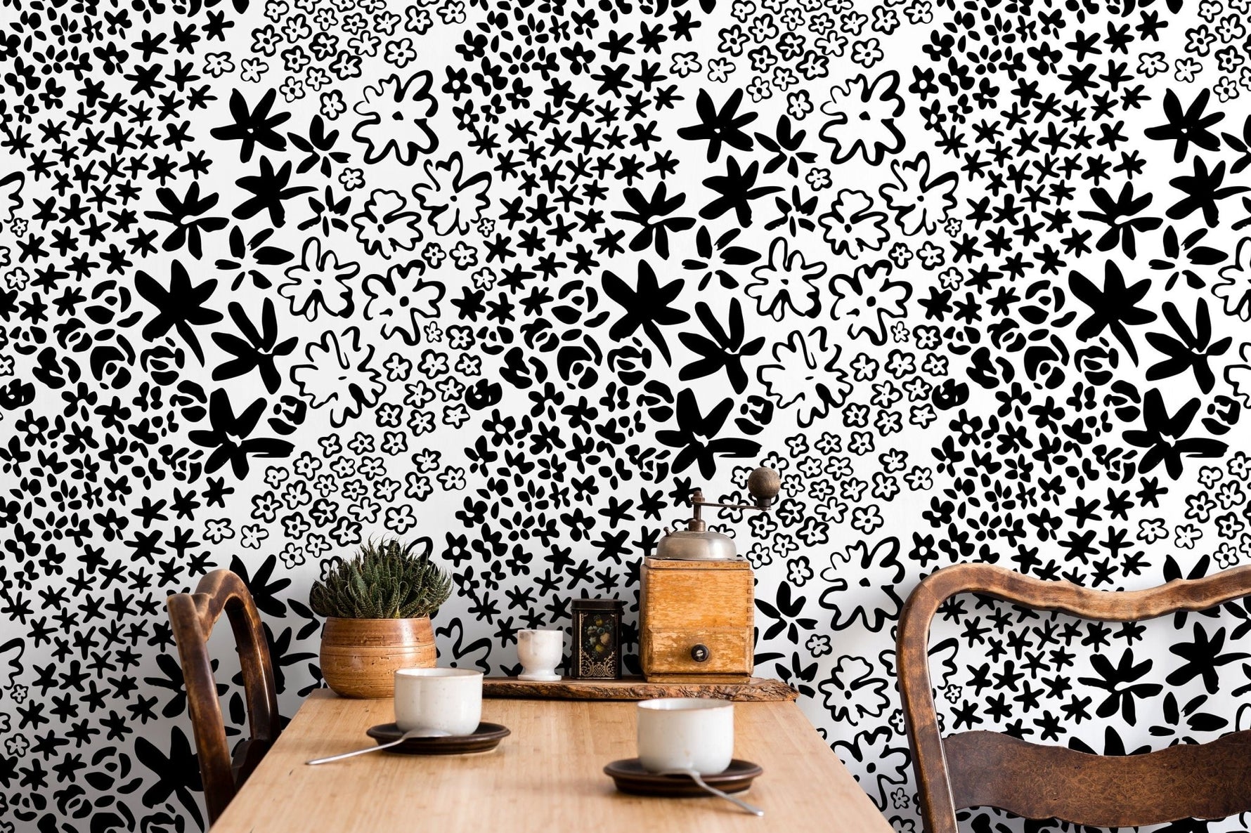 Floral Abundance Wallpaper - D165 - WallTrend