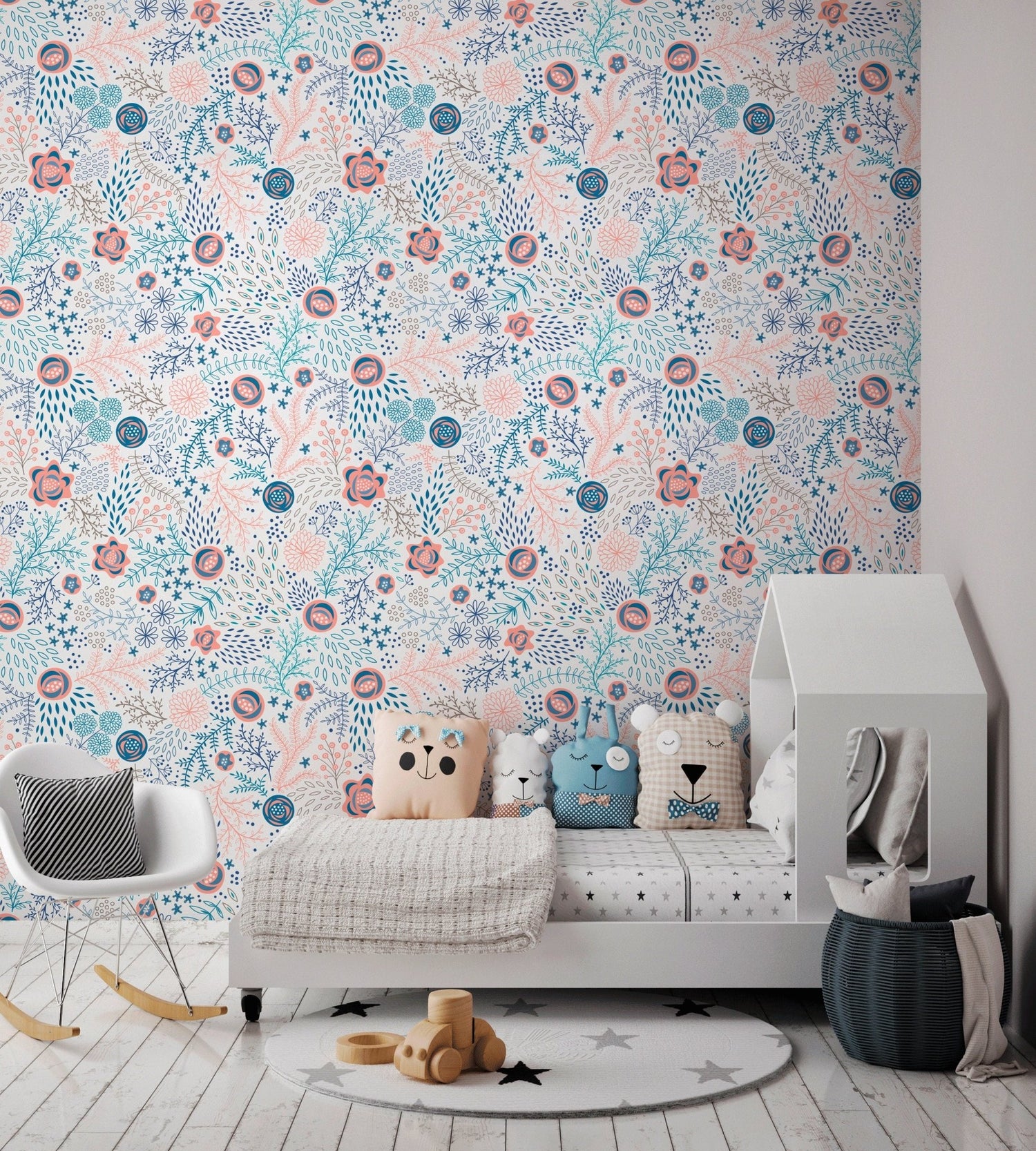 Floral and Botanical Delight Wallpaper - B696 - WallTrend