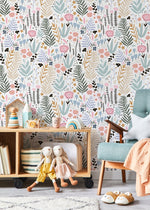 Floral and Botanical Delight Wallpaper - D114 - WallTrend