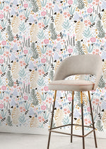 Floral and Botanical Delight Wallpaper - D114 - WallTrend