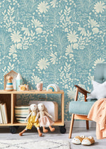 Floral and Botanical Serenity Wallpaper - D131 - WallTrend