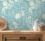 Floral and Botanical Serenity Wallpaper - D131 - WallTrend