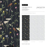 Floral and Fauna Illustration Wallpaper - A917 - WallTrend