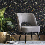 Floral and Fauna Illustration Wallpaper - A917 - WallTrend