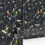 Floral and Fauna Illustration Wallpaper - A917 - WallTrend