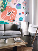 Floral and Fauna Melody Wallpaper - B176 - WallTrend