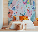 Floral and Fauna Melody Wallpaper - B176 - WallTrend