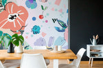 Floral and Fauna Melody Wallpaper - B176 - WallTrend