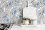 Floral and Leaf Patterns Wallpaper - D388 - WallTrend