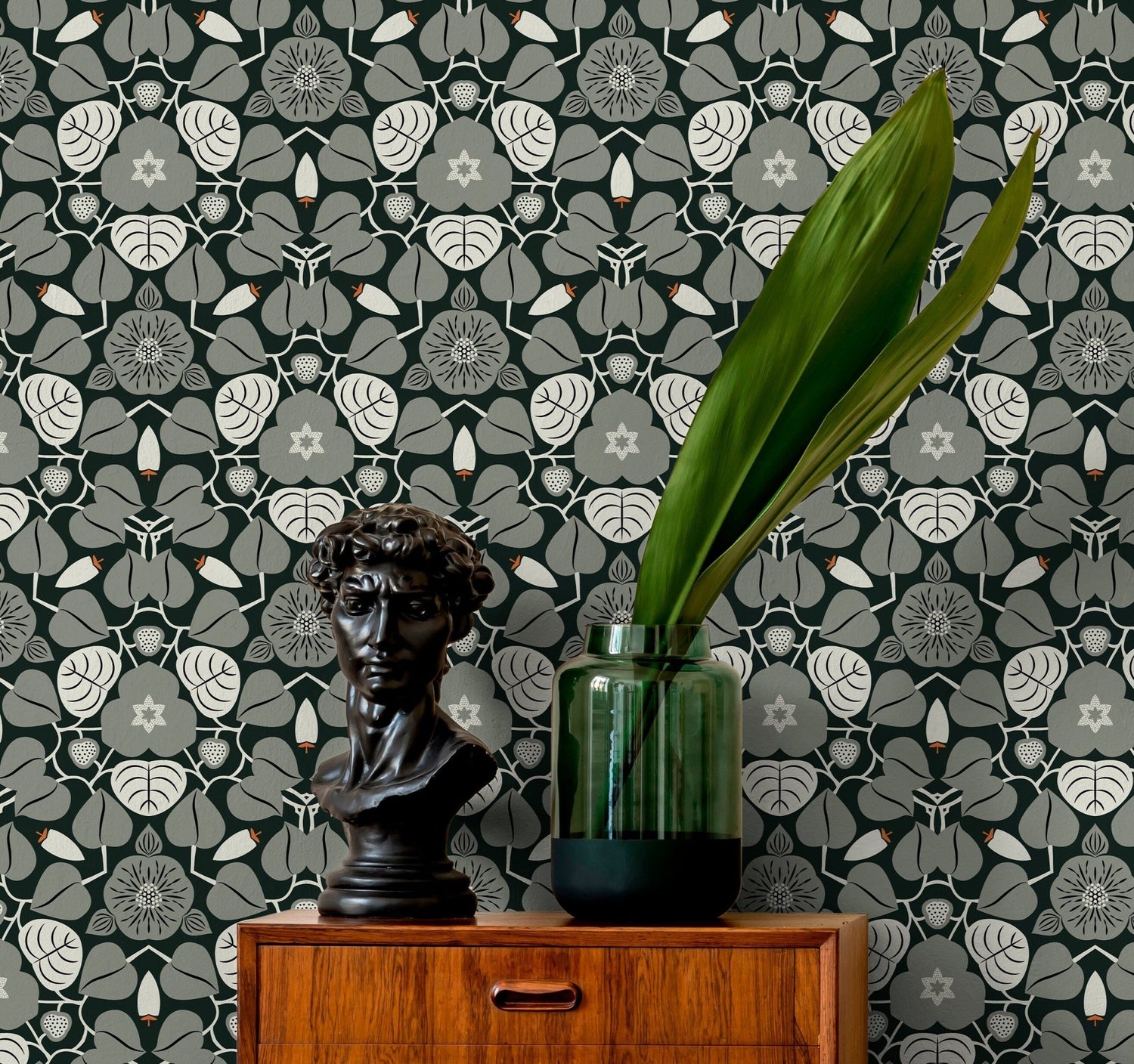 Floral Array Wallpaper - X040 - WallTrend