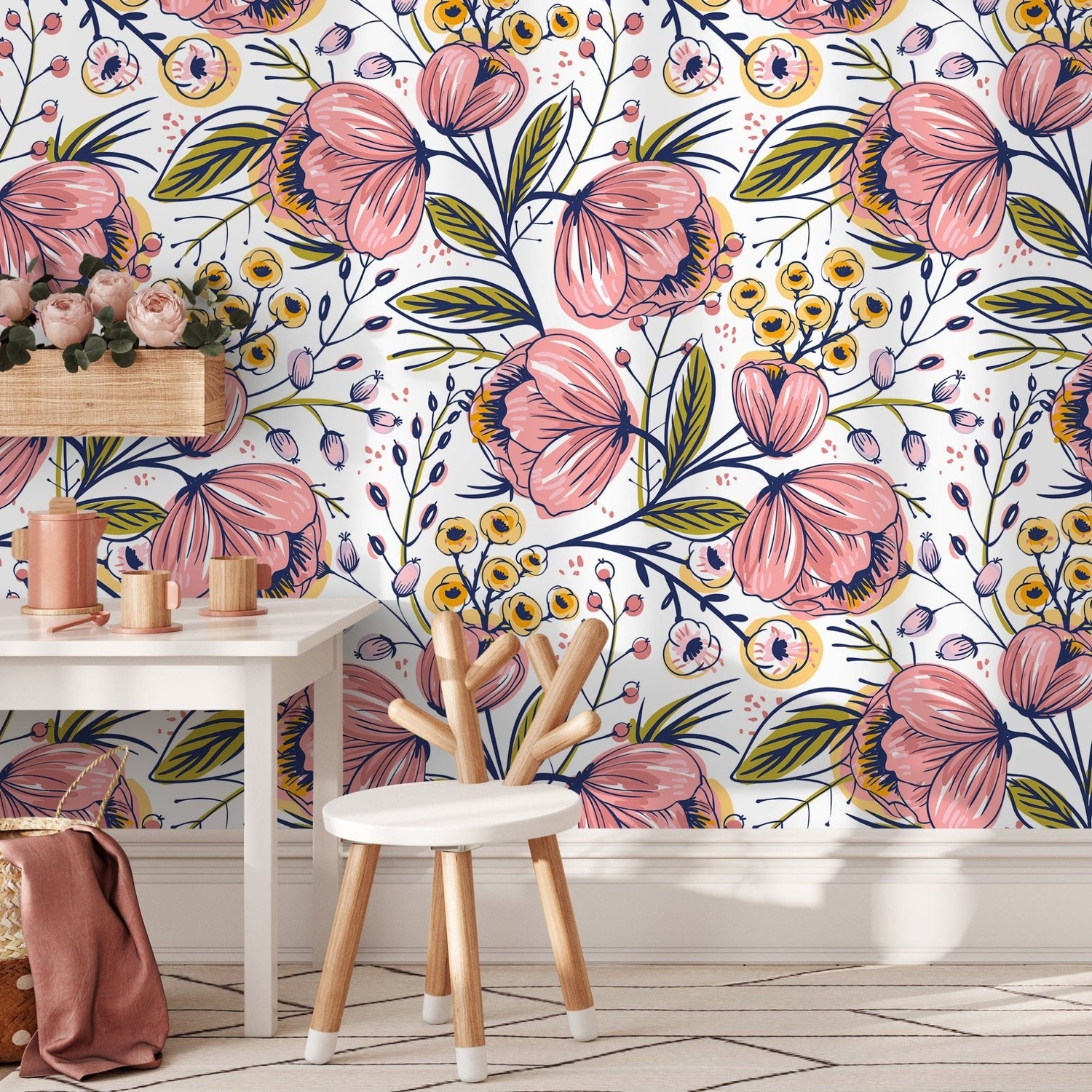 Floral Bliss Wallpaper - A692 - WallTrend