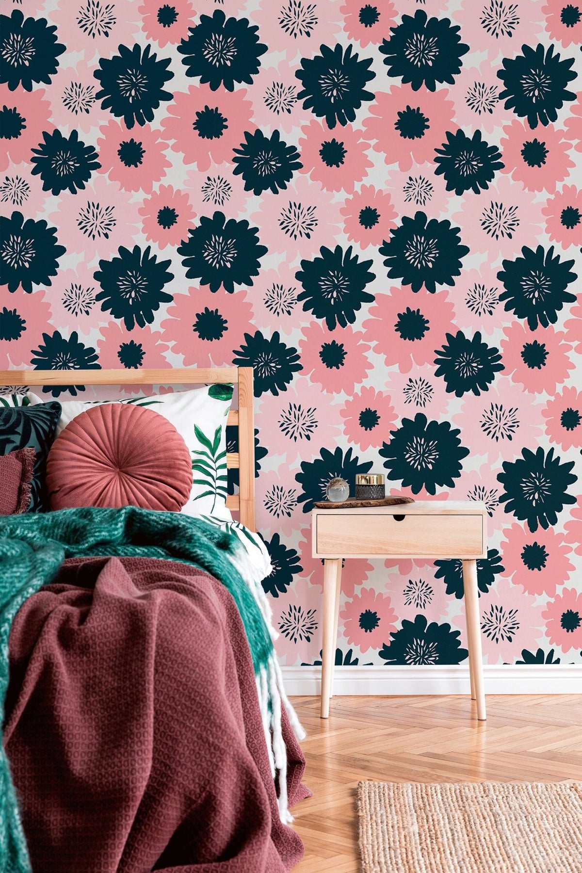 Floral Bliss Wallpaper - B373 - WallTrend