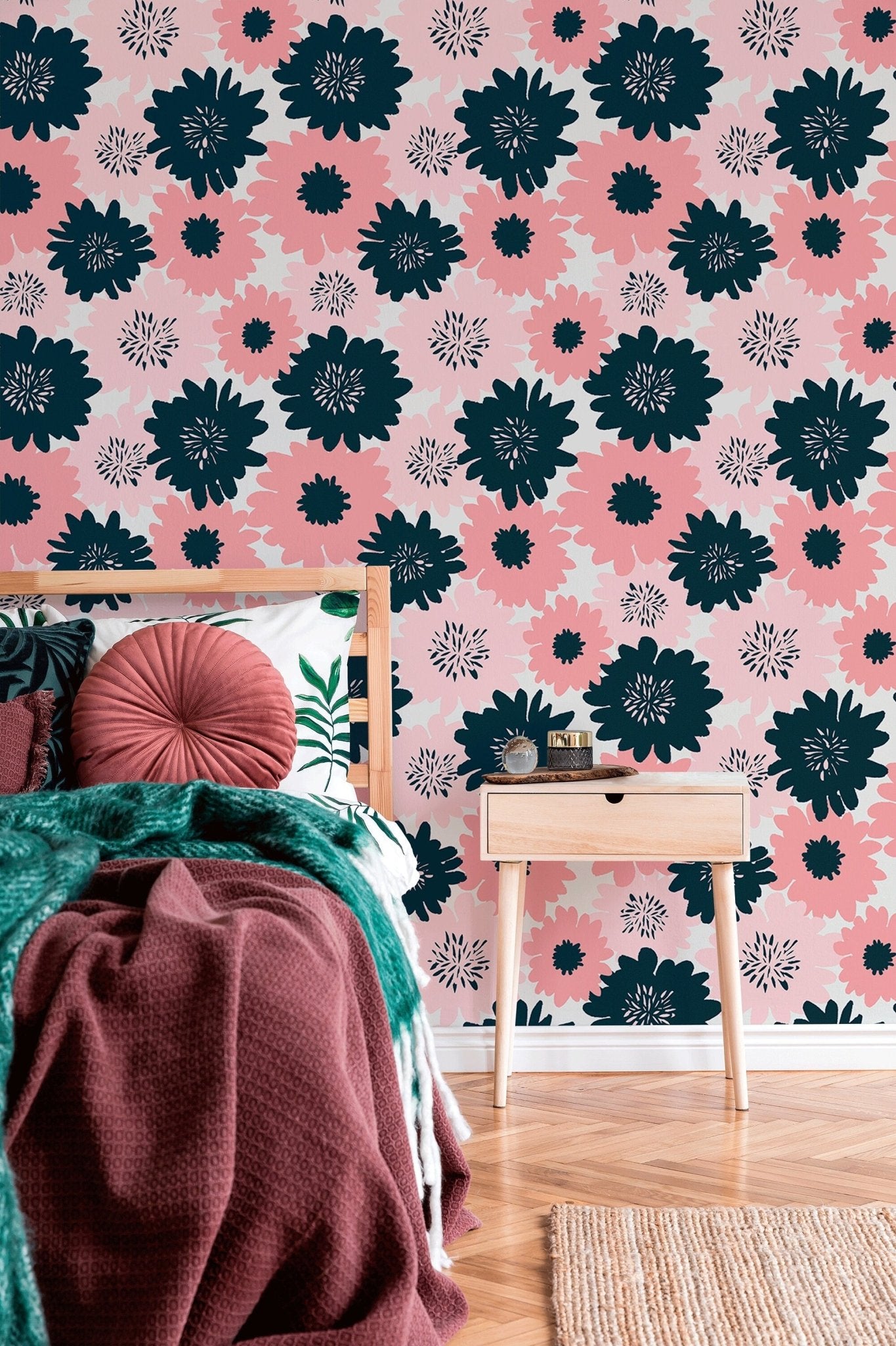 Floral Bliss Wallpaper - B373 - WallTrend