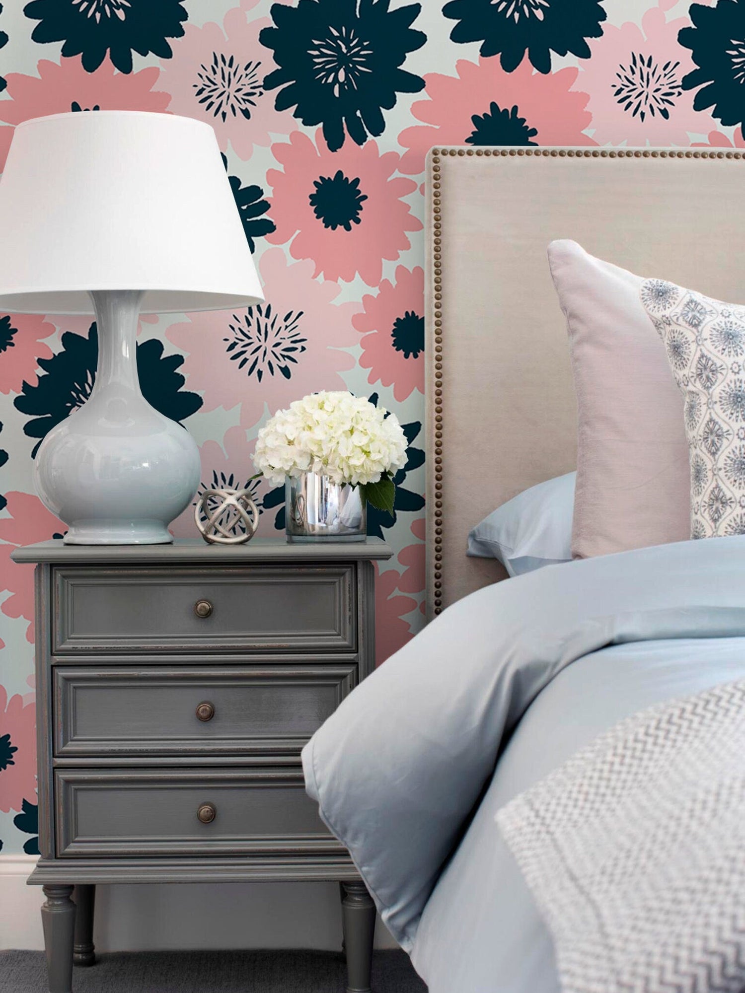 Floral Bliss Wallpaper - B373 - WallTrend