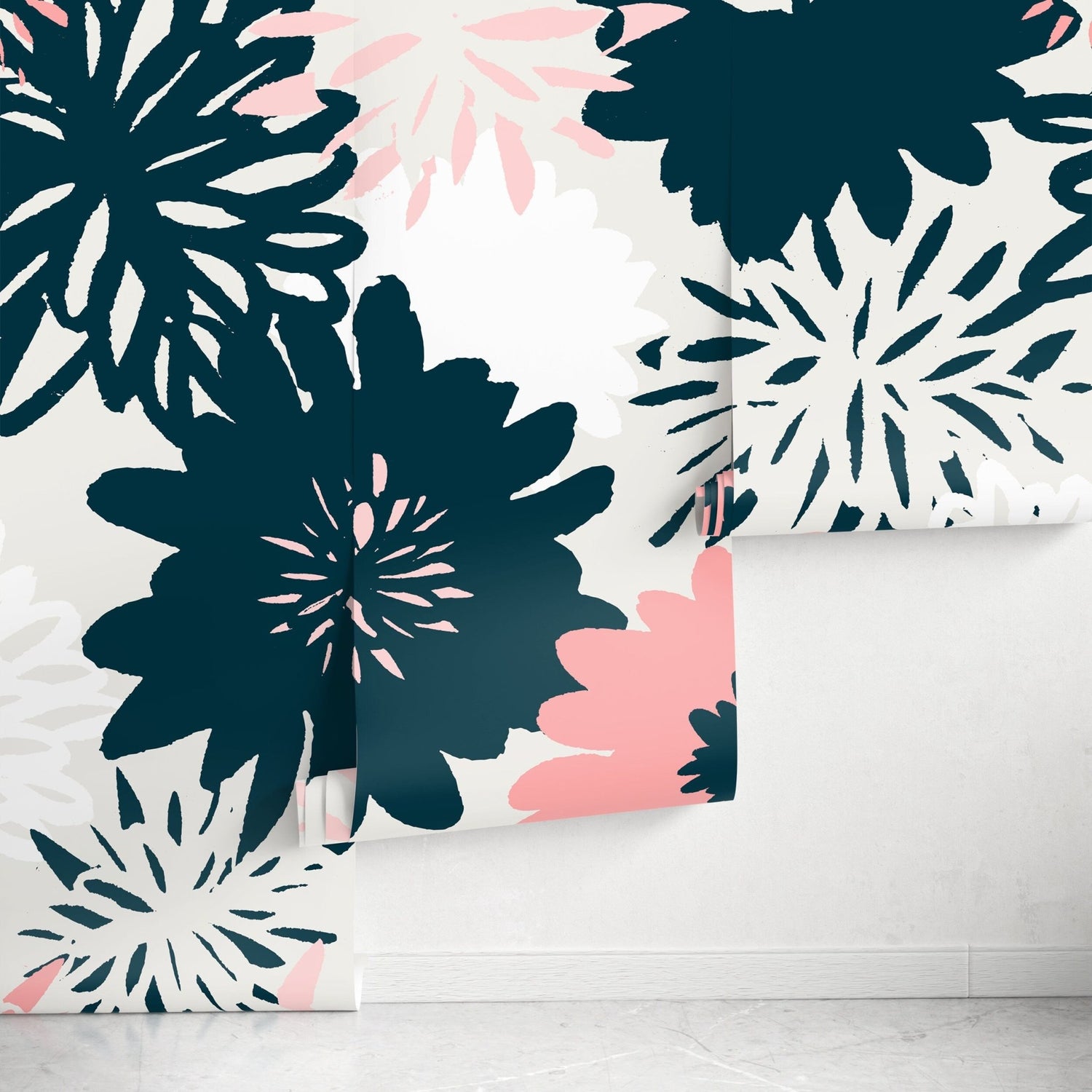Floral Bloom Wallpaper - B372 - WallTrend
