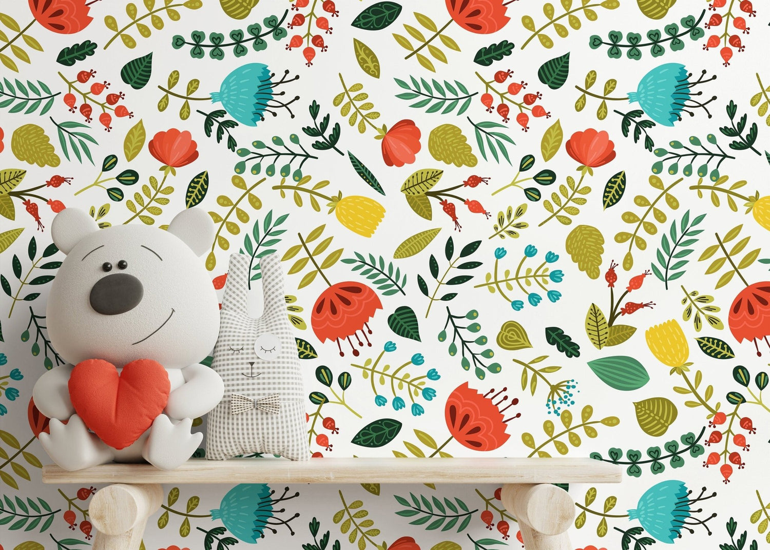 Floral Botanical Garden Wallpaper - B690 - WallTrend