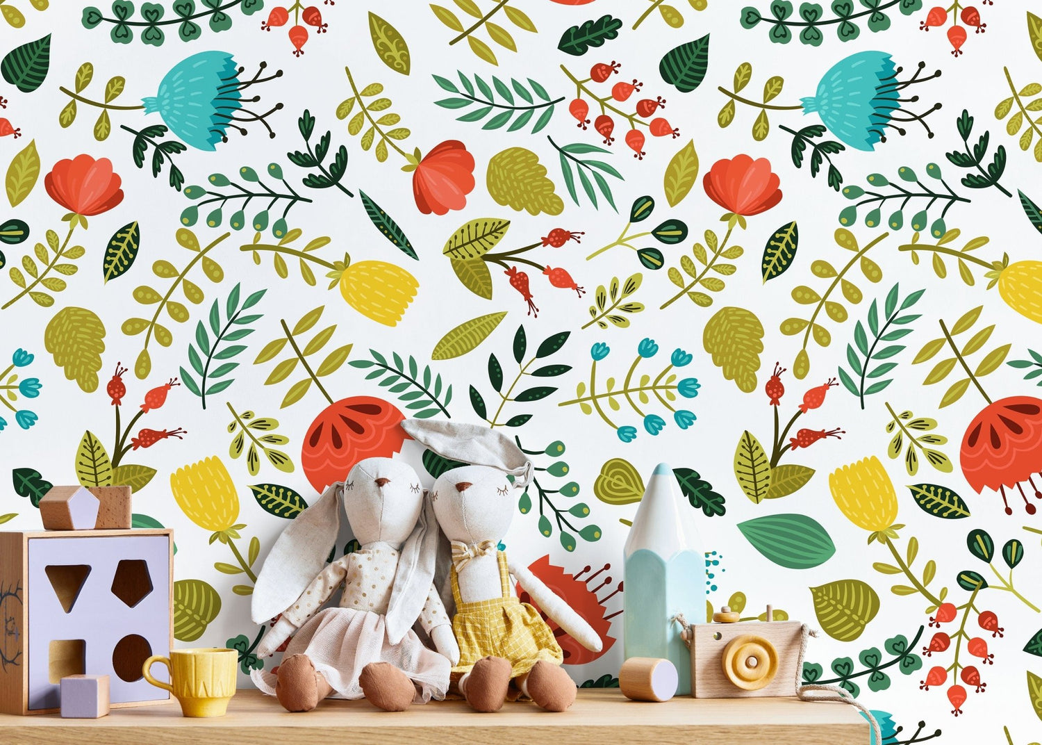 Floral Botanical Garden Wallpaper - B690 - WallTrend
