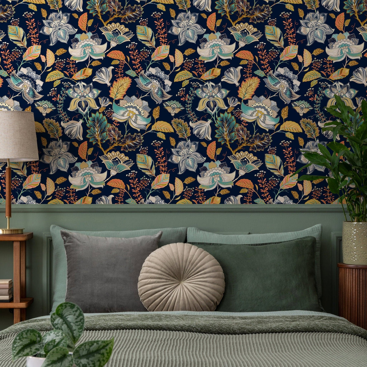 Floral Botanical Illustration Wallpaper - A620 - WallTrend