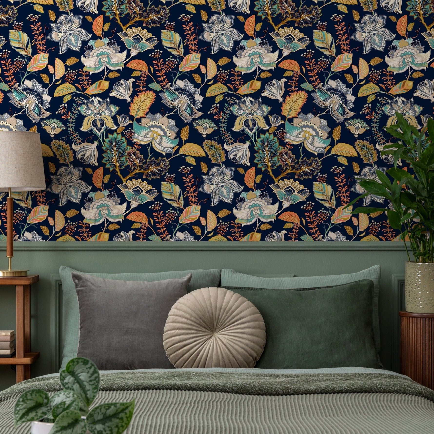 Floral Botanical Illustration Wallpaper - A620 - WallTrend