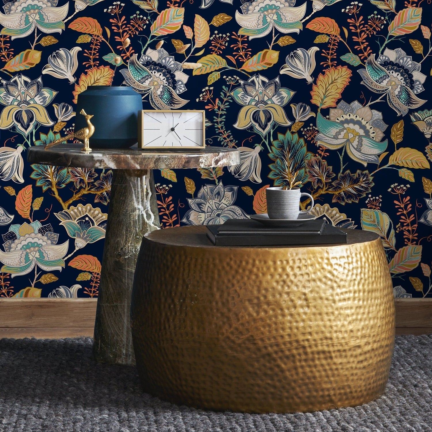 Floral Botanical Illustration Wallpaper - A620 - WallTrend