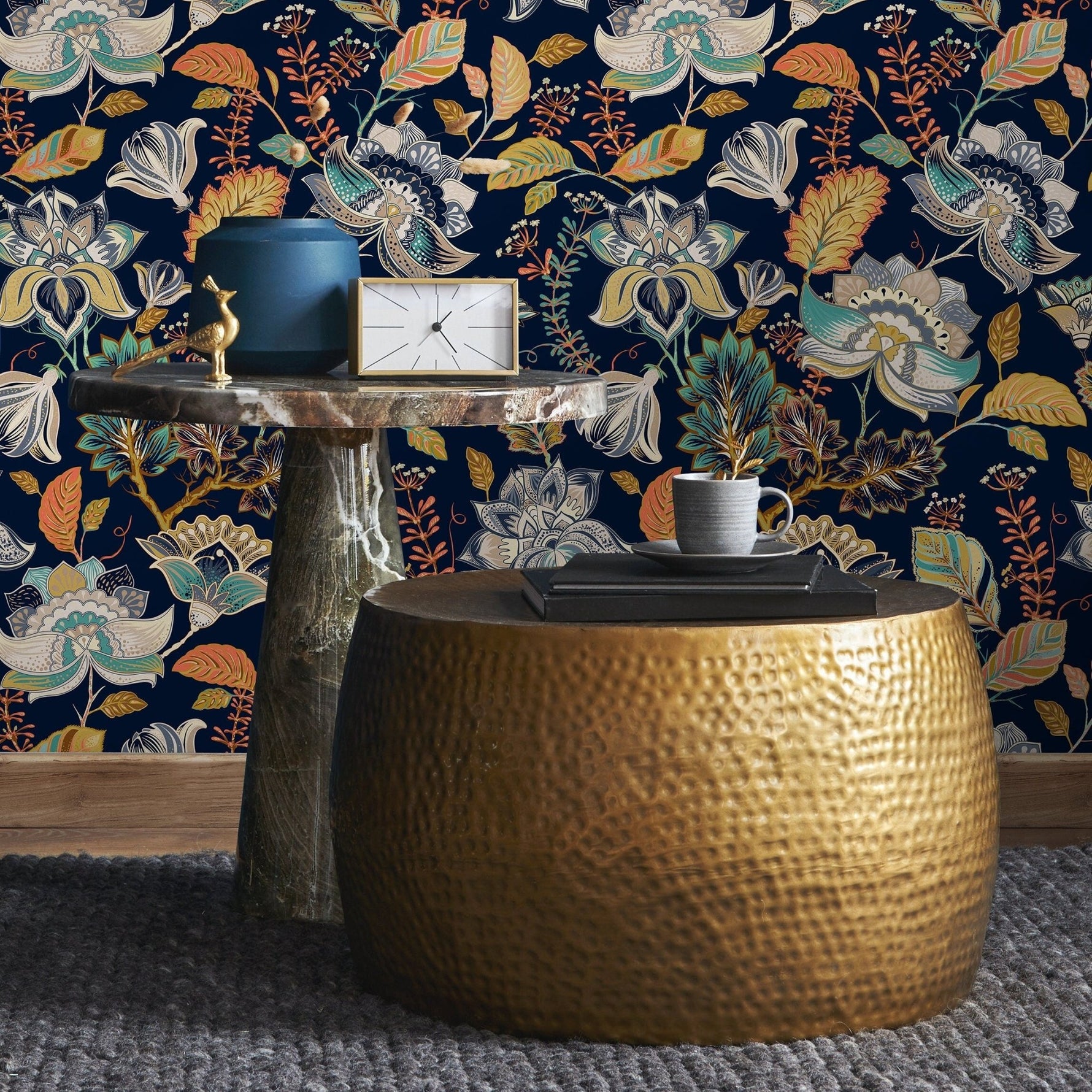 Floral Botanical Illustration Wallpaper - A620 - WallTrend