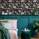 Floral Botanical Illustration Wallpaper - A620 - WallTrend