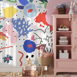 Floral Burst Wallpaper - B172 - WallTrend